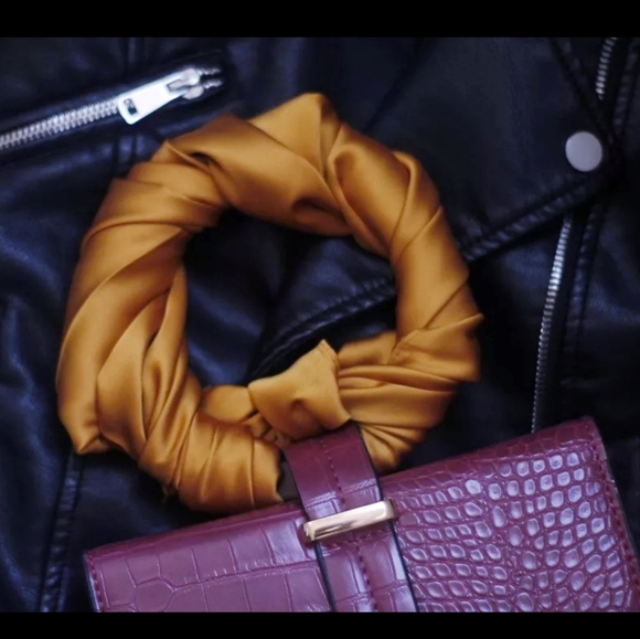 Large Silky Scarf For Head Neck Bag 28inx28in - Picture 6 of 7